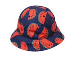 凯维帽业-儿童水果西瓜遮阳太阳小边帽定做 -RM016