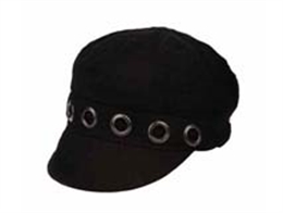 凯维帽业-黑色女士时装帽定做-ST019
