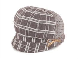 凯维帽业-2015新款格子拼接时装帽-SM020