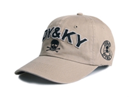 凯维帽业-外贸ODM出口贴牌定做简约高端棒球帽  骷髅头 绣花-BM106