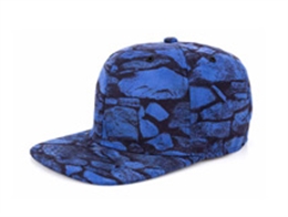 凯维帽业-抽象几何新款嘻哈平沿帽 春夏 外贸出口OEM加工订制-PM202