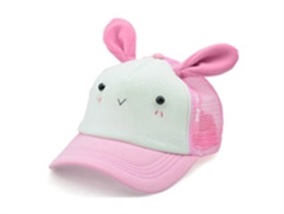 凯维帽业-儿童透气可爱兔子棒球帽定做RM092