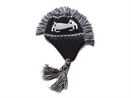 凯维帽业-儿童斑马护耳保暖针织帽定做 RM179