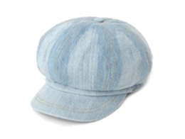 凯维帽业-简约做旧时尚潮流牛仔女士时装帽