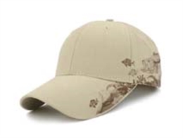 凯维帽业-米白色六页棒球帽订制定做 广州帽厂 BM240