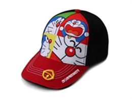 凯维帽业-儿童哆啦A梦可爱棒球网帽定做RM212