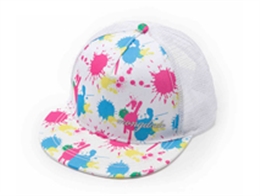 凯维帽业-画笔涂鸦儿童网帽 平板帽定做 RM227