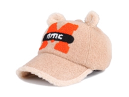 凯维帽业-新款字母毛巾绣可爱五页棒球帽定做RM236