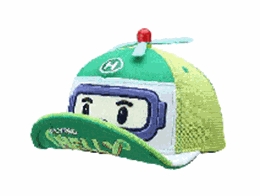 凯维帽业-小清新款儿童春夏透气小飞机可爱棒球网帽 RM312
