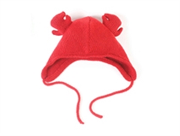 凯维帽业-纯色螃蟹儿童可爱保暖针织毛线帽订制RM316