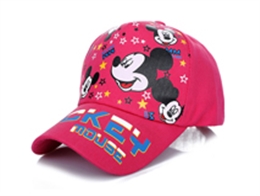 凯维帽业-米老鼠印花春夏遮阳棒球帽生产定做RM342