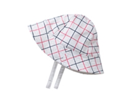 凯维帽业-高端格子儿童户外遮阳桶帽 RM426