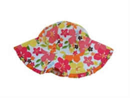 凯维帽业-儿童印花花朵遮阳帽RM518