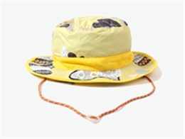 凯维帽业-儿童卡通动物印花遮阳透气渔夫帽RM557