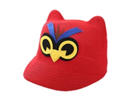 凯维帽业-儿童啄木鸟可爱定型草帽定做RZ090