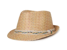 凯维帽业-时尚潮流春夏遮阳时装定型草帽RZ350