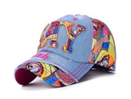 凯维帽业-2015新款牛仔时装棒球帽BM347
