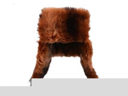 凯维帽业-时尚男士牛皮风雪帽定做 LF035