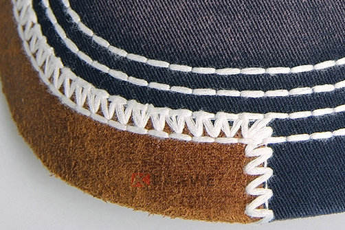 凯维帽业 广东广州帽厂订做加工韩版牛仔3D绣花字母六页棒球帽