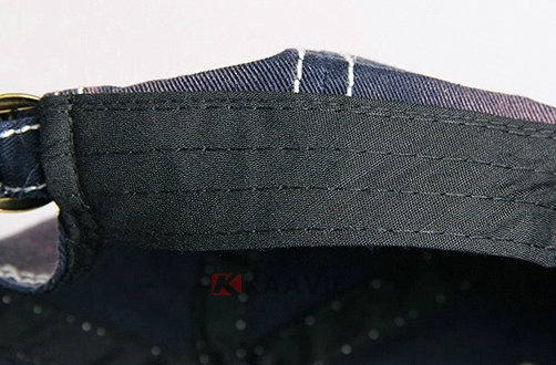 凯维帽业 广东广州帽厂订做加工韩版牛仔3D绣花字母六页棒球帽