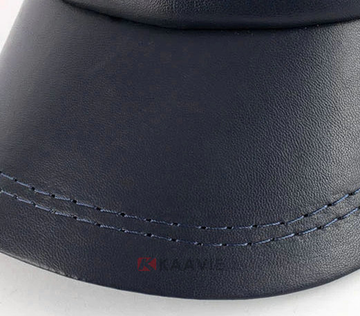 纯色2015新款PU皮时尚菱格编织平顶时装军帽定做加工 