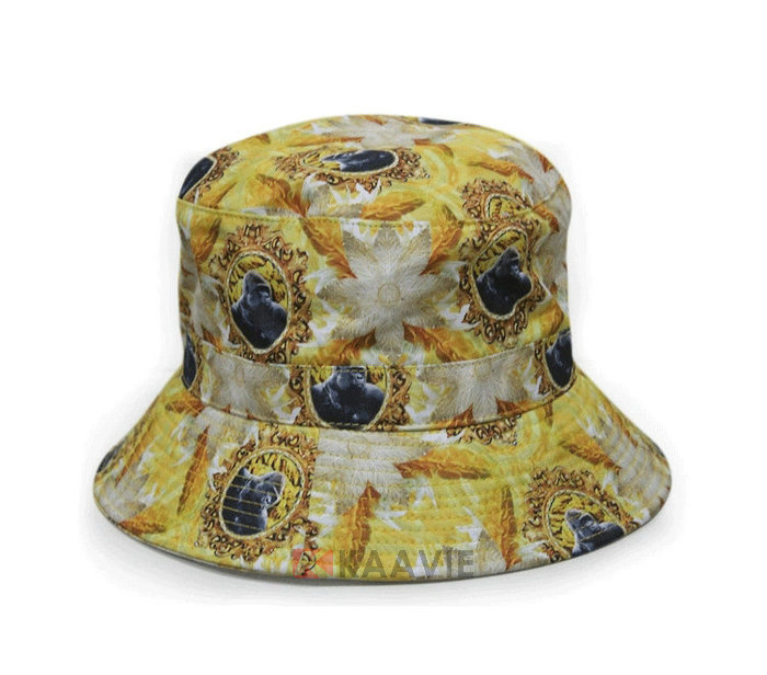 新款印花渔夫桶帽订做加工 21年制帽经验 广州帽厂