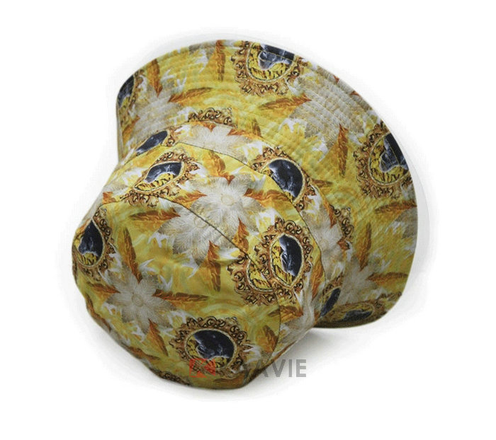 新款印花渔夫桶帽订做加工 21年制帽经验 广州帽厂