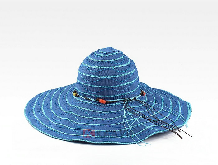 简约易携带可折叠大边沙滩遮阳渔夫帽定制加工 夏季 