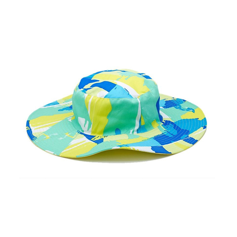 夏季遮阳大边拼色新款渔夫帽