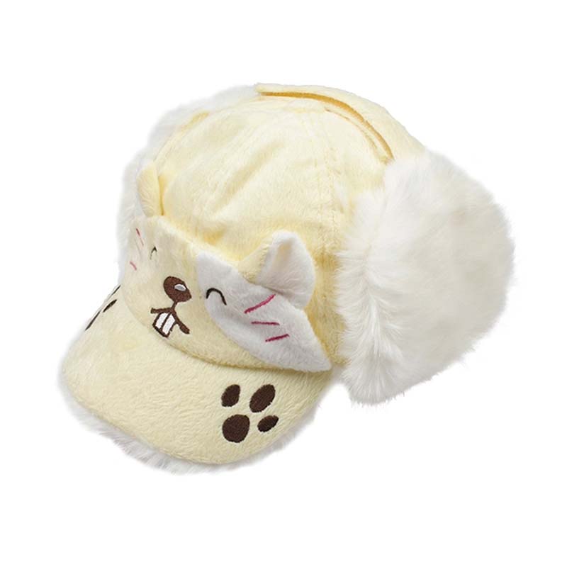 婴儿儿童冬天护耳帽子