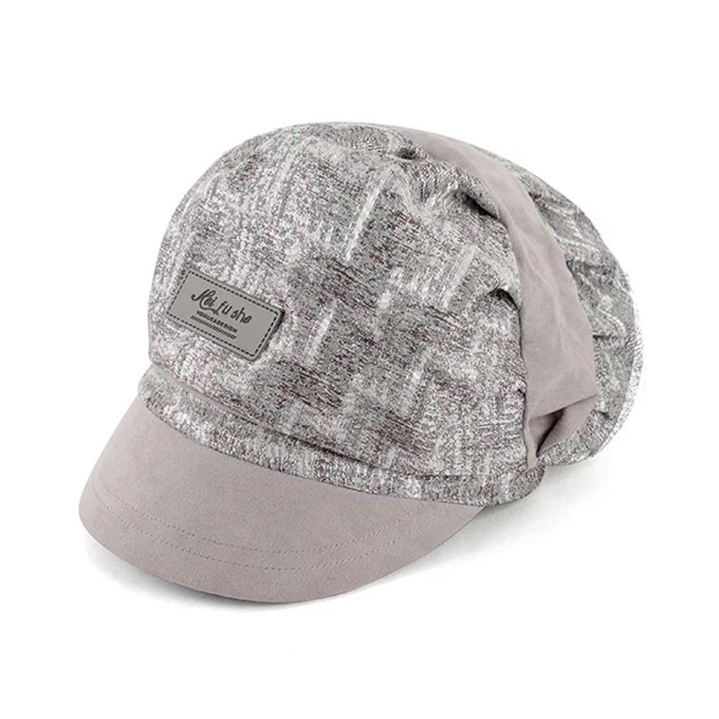2015新款韩版拼色时装帽 