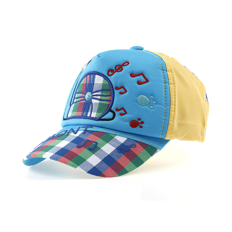 新款儿童音乐符号时尚棒球帽