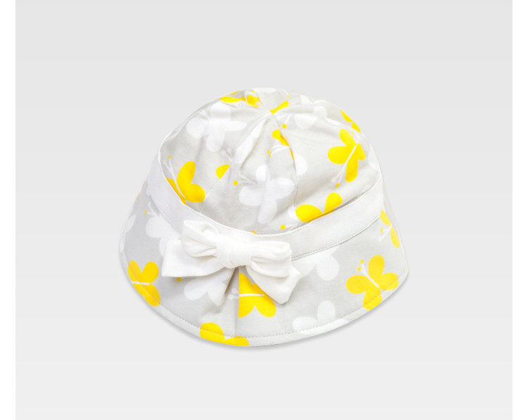 婴儿蝴蝶结小边帽生产加工订做  婴儿蝴蝶结小边帽生产加工订做