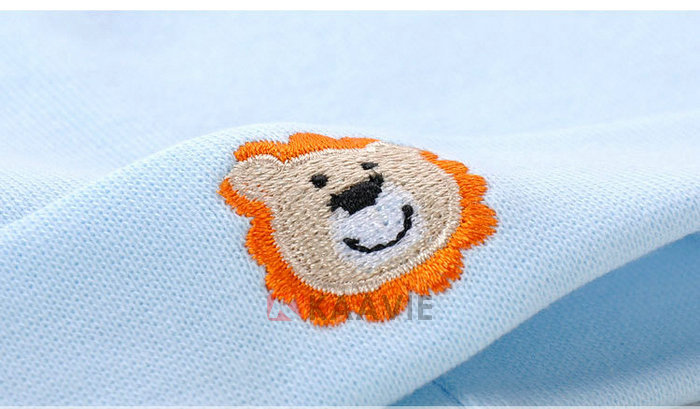 全棉绣花高端简约婴儿套头帽 全棉绣花高端简约婴儿套头帽