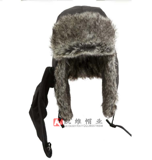 时尚简约男孩口罩风雪帽定做
