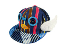 凯维帽业-卡通翅膀儿童平板帽定做-RM062