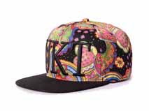 凯维帽业-2015新款3D绣花印花混搭夏季时装嘻哈平沿帽 外贸订制 -PM132