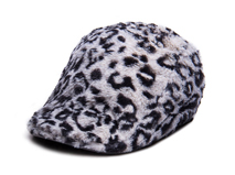 凯维帽业-帽厂ODM专业订做豹纹简约鸭舌帽 急帽EH087